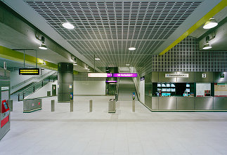 U2 Stationen Krieau und Stadion, Foto: Bruno Klomfar