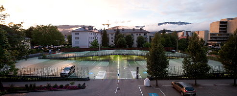 Parkdeck LKH-Villach, Foto: WINKLER+RUCK ARCHITEKTEN ZT GMBH