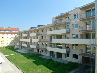 Wohnbau Floßlendstraße, Foto: Eva Mohringer-Milowitz
