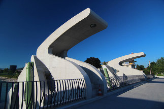 Wasserkraftwerk Sohlstufe Salzach, Foto: Michael Hierner