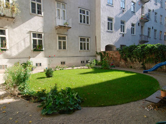 Innenhof Stumpergasse, Foto: Heinz Schmölzer