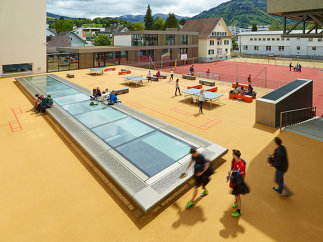 Erweiterung Bundesgymnasium Dornbirn, Foto: Marcel Hagen