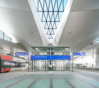 Hauptbahnhof Wien, Foto: Hubert Dimko