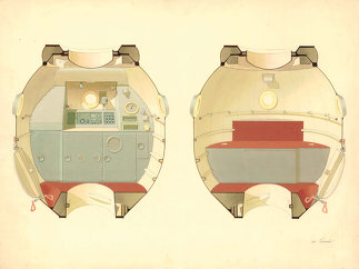 Design für die sowjetische Raumfahrt © Archiv Galina Balaschowa