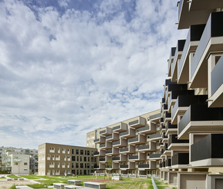 Wohnbau Grüne Mitte Linz / Bauteil LAWOG, Foto: Kurt Hörbst