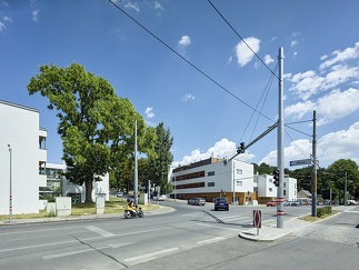 Holzwohnbau Breitenfurterstraße, Foto: Bruno Klomfar