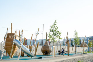 Aspern Seepark und Yella-Hertzka-Park, Foto: Lavaland GmbH Laura Vahl Landschaftsarchitektur