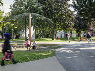 Hügelpark Am Schöpfwerk, Foto: Hertha Hurnaus