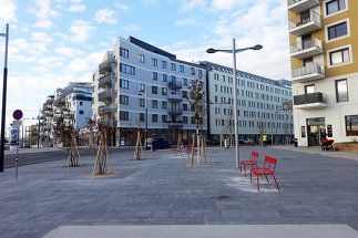 Rote Saite Seestadt Aspern, Foto: 3:0 Landschaftsarchitektur Gachowetz Luger Zimermann OG