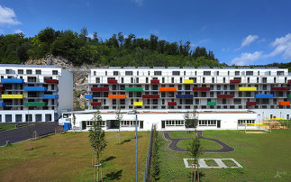 Wohnhausanlage Waldmühle Rodaun, Foto: Michael Hierner Wohnhausanlage Waldmühle Rodaun, Foto: Michael Hierner