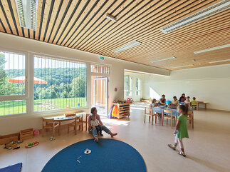 Kindergarten Pötzleinsdorf © proHolz Austria / Bruno Klomfar