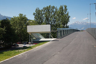 Olympia Fuß- und Radwegbrücke, Foto: Günter Richard Wett