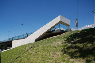 Olympia Fuß- und Radwegbrücke, Foto: Günter Richard Wett