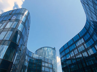 Bürohochhaus Hoch Zwei, Foto: Heinz Schmölzer