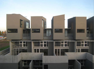 Terrassenhaus „Die Bremer Stadtmusikanten“, Foto: ARTEC Architekten
