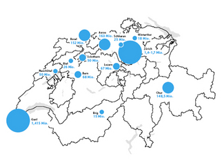 Wenn Bundesbahnen planen, Schaubild: swisstopo Bundesamt für Landestopografie