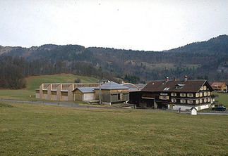 Abbundhalle Zimmerei Michael Kaufmann, Foto: Atelier Kaufmann