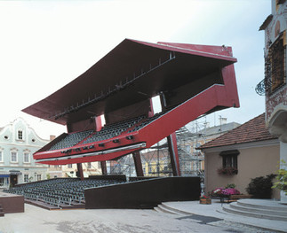 Temporäres Theater für die Stadt Haag, Foto: Dietmar Tollerian