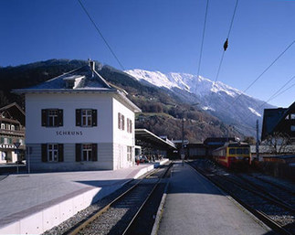 Bahnhofsareal Schruns, Foto: Bruno Klomfar