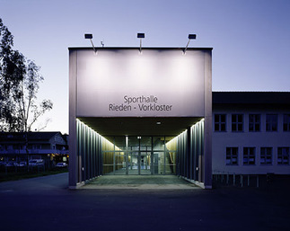 Schulsporthalle Rieden Vorkloster, Foto: Bruno Klomfar