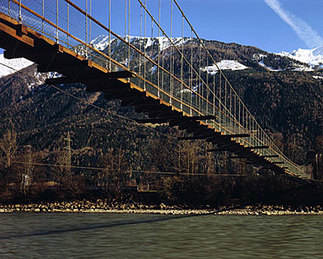 Drahtseilbrücke Stams, Foto: Nikolaus Schletterer