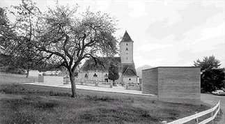 Friedhofserweiterung und Aufbahrungshalle, Foto: Rupert Steiner