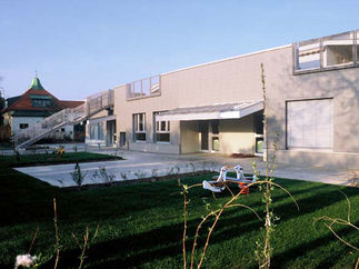 Wohnhausanlage und Kindertagesheim Europan, Foto: Werner Feiersinger