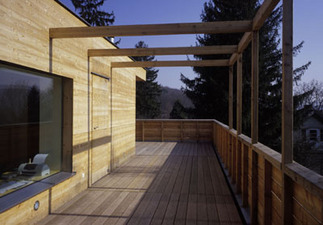 Niedrigenergiehaus in Purkersdorf, Foto: Hannah Heszl Niedrigenergiehaus in Purkersdorf, Foto: Hannah Heszl