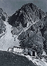 Nordkettenbahn - Stationsbauten, Foto: historische Aufnahme