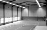 Tennishalle, Foto: Walter Zschokke