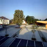 Gemeindeamt und Platzgestaltung, Foto: Zita Oberwalder