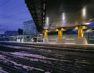 S-Bahn-Station Gnigl – Schwabenwirtsbrücke, Foto: Gebhard Sengmüller