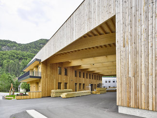 Werkhalle und Bürogebäude Lengauer-Stockner, Foto: David Steinbacher