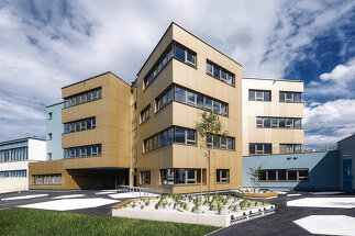 Neue Mittelschule und Volksschule Carlbergergasse, Foto: Romana Fürnkranz