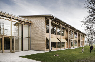 Erweiterung Kindergarten Wals-Grünau, Foto: Albrecht Imanuel Schnabel