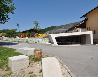 Bewegungsraum Kindergarten Ebenau, Foto: Eva Maria Brunnauer