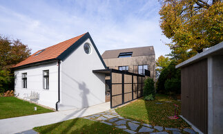 Zwei Häuser und ein Atrium, Foto: Mostlikely Architecture ZT GmbH