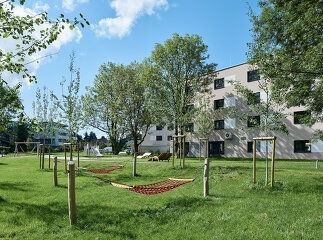 Freiraum Wohnbebauung Lebenswelt Aigen, Foto: Bruno Klomfar
