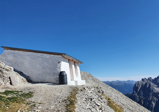 Wiederaufbau Linderhütte, Foto: Paul Mandler