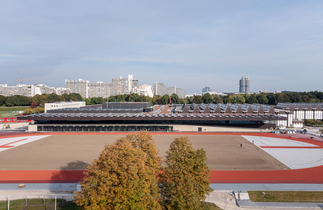 TUM Campus im Olympiapark, München, Foto: Aldo Amoretti