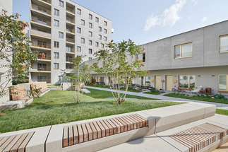 Wohnbau Quartier Berresgasse, Wien, Foto: Andreas Buchberger