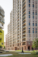 Wohnhochhaus am Nordbahnhof, Foto: tschinkersten fotografie Wohnhochhaus am Nordbahnhof, Foto: tschinkersten fotografie