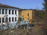 Umbau Volksschule und Erweiterung des Kindergartens St. Leonhard, Foto: Dietmar Tollerian