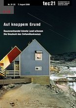 tec21 2006|31-32 Auf knappem Grund