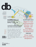  12|2007<br> Kommunale Bauten