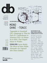 db deutsche bauzeitung 03|2008 Mono ohne -tonie