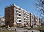 Rückbau - Umbau Quartier C4 Ostseeviertel Parkseite, Foto: Lüling Rau