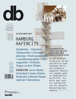 db deutsche bauzeitung 07|2008 Hafencity Hamburg