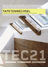 TEC21 2010|39 Tapetenwechsel