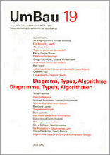 UmBau 19 Diagrams, Types, Algorithms. Diagramme, Typen, Algorithmen.